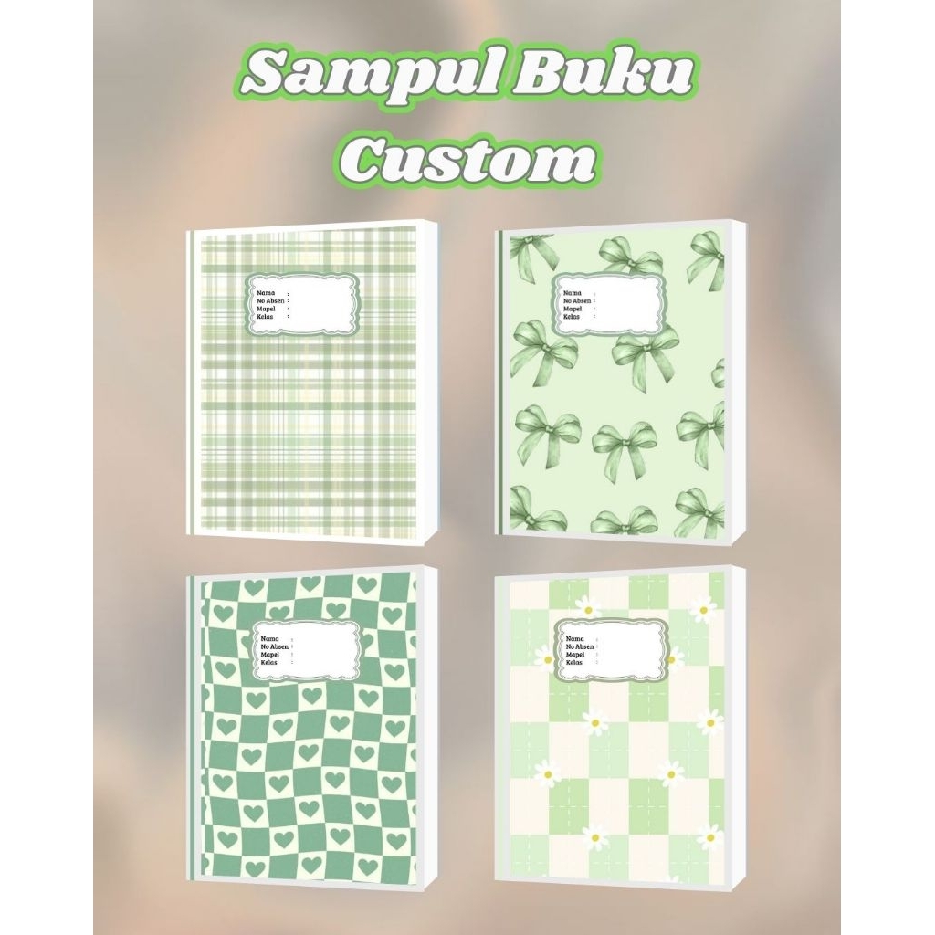 

Sampul Buku Custom Aestetik