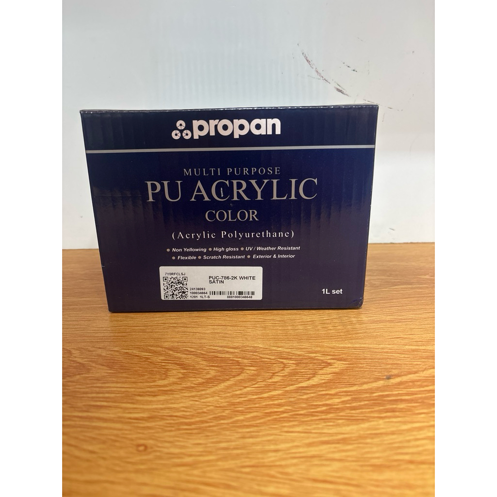 propan pu-786-2k white satin-1liter set-cat duco