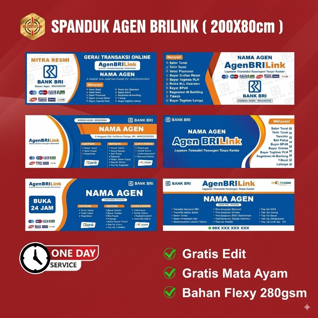 Spanduk / Banner / MMT Agen BRILINK Terbagus dan Termurah