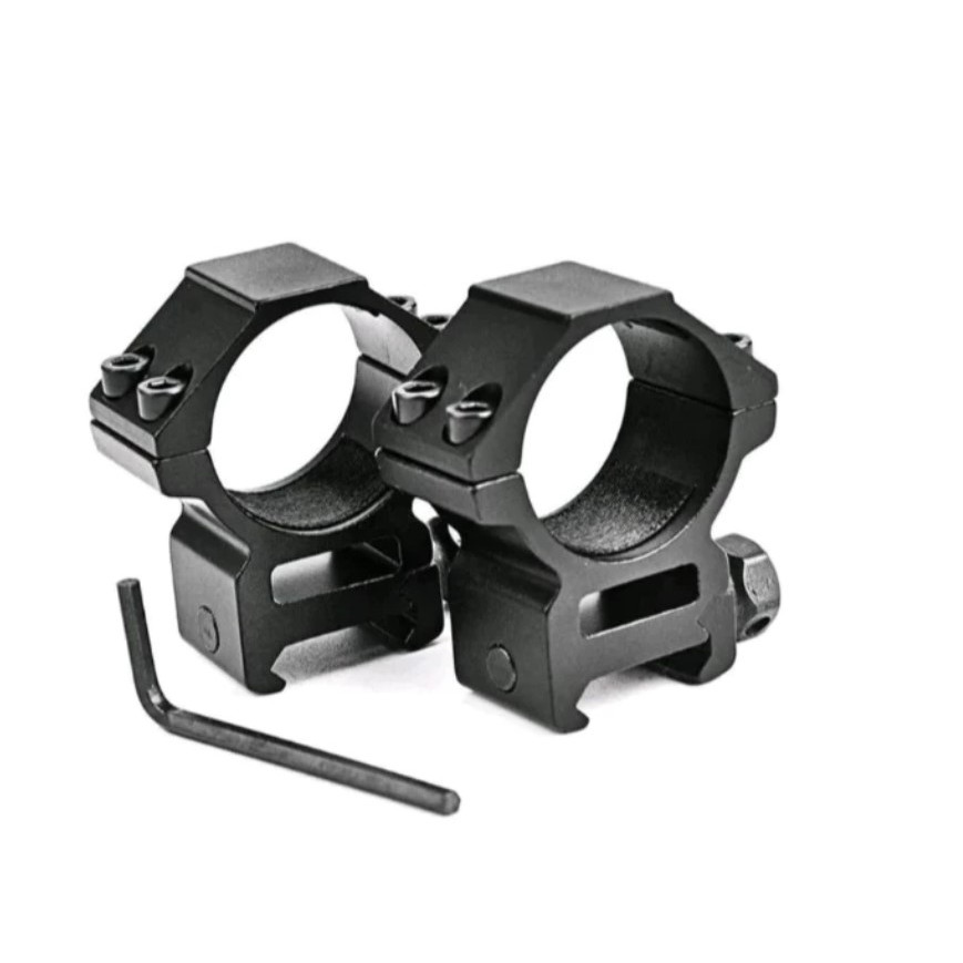 Mounting Teleskop OD Tube 30 Rel 22 Pendek Double Baut Rail Rell