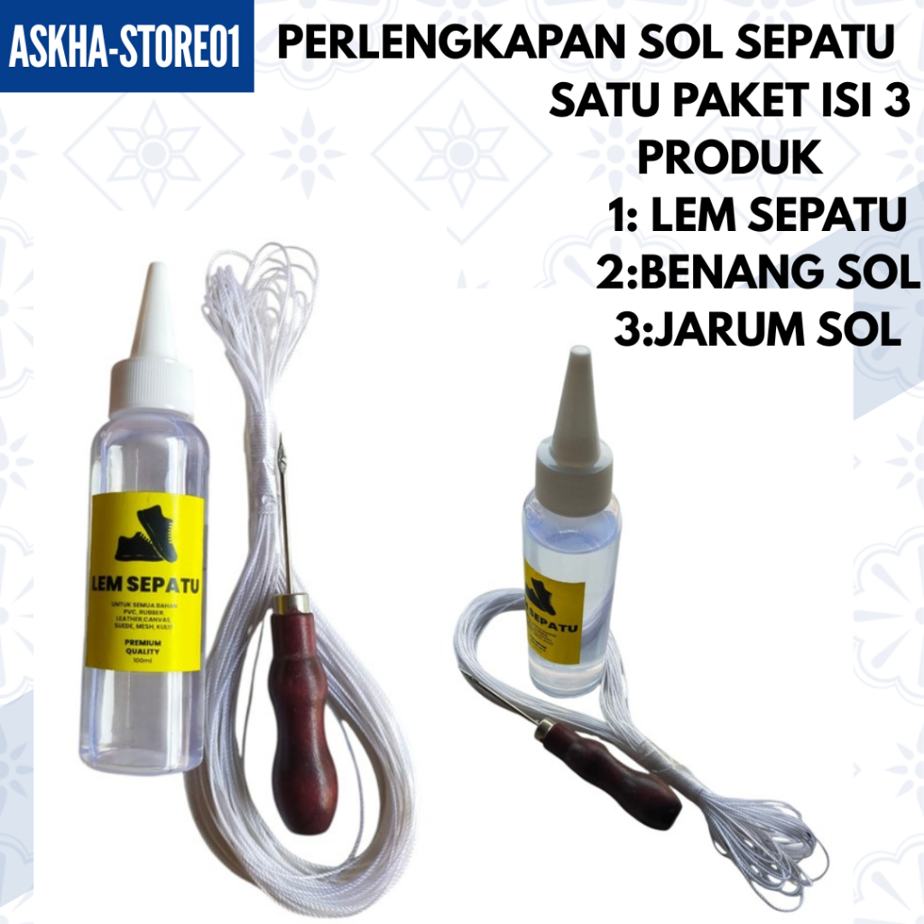 ( PAKET LENGKAP ) Alat-alat sol / reparasi sepatu,sandal dan lain lain