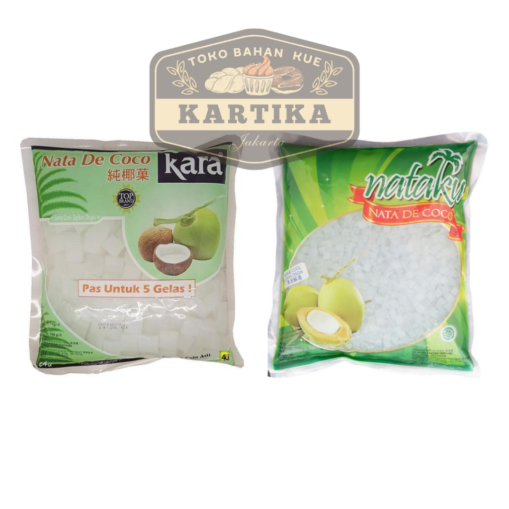 Nataku Nata de Coco Dadu Kecil 1kg / Kara Nata de Coco Dadu Besar 1kg