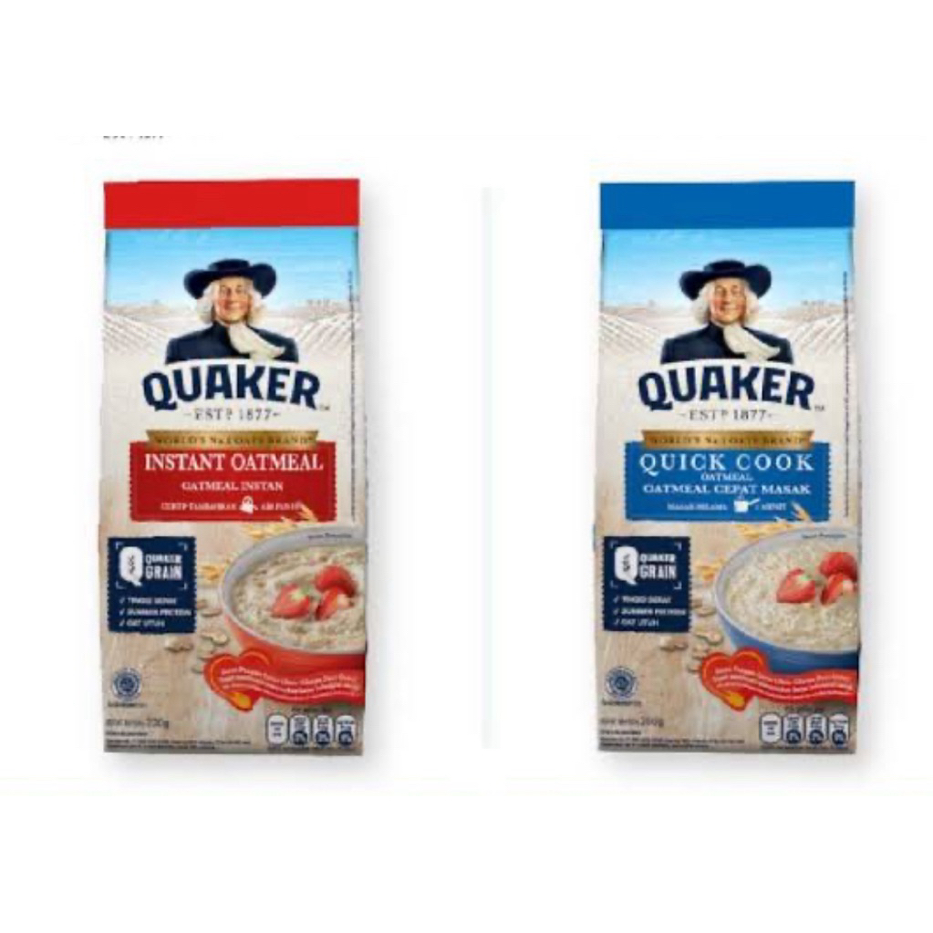 

QUAKER instant Oatmeal merah 200gram