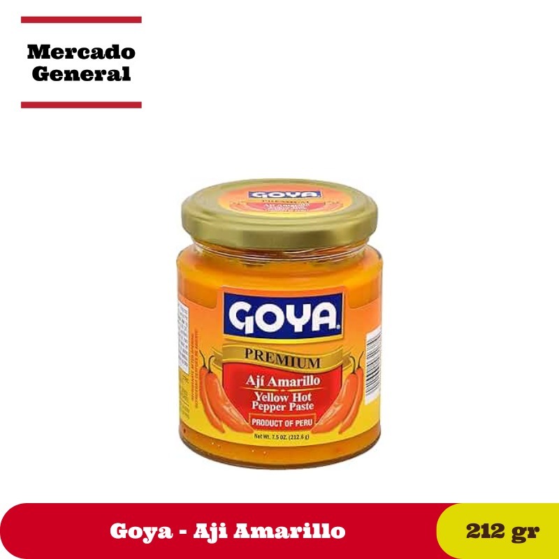 

Goya Foods Premium Aji Amarillo Yellow Hot Pepper Paste, 212gr