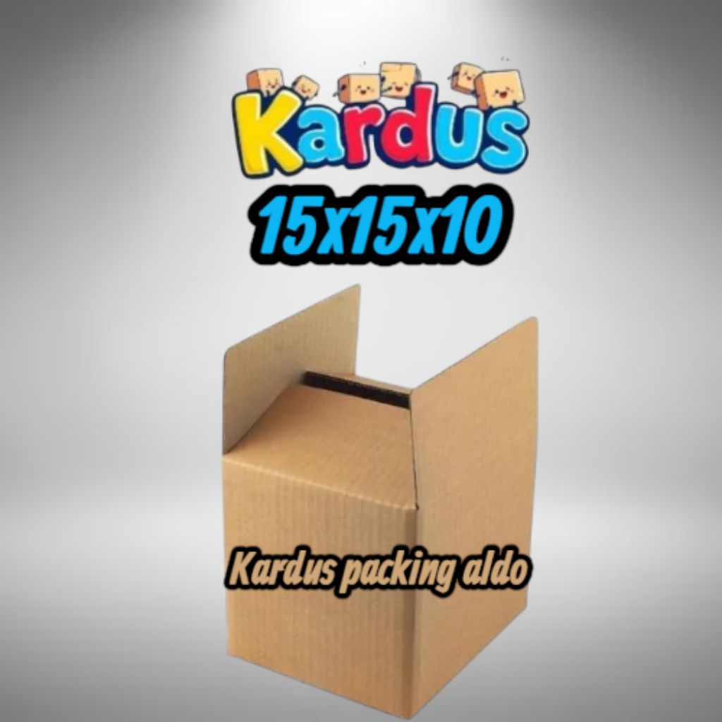 kardus box packing 15×15×10