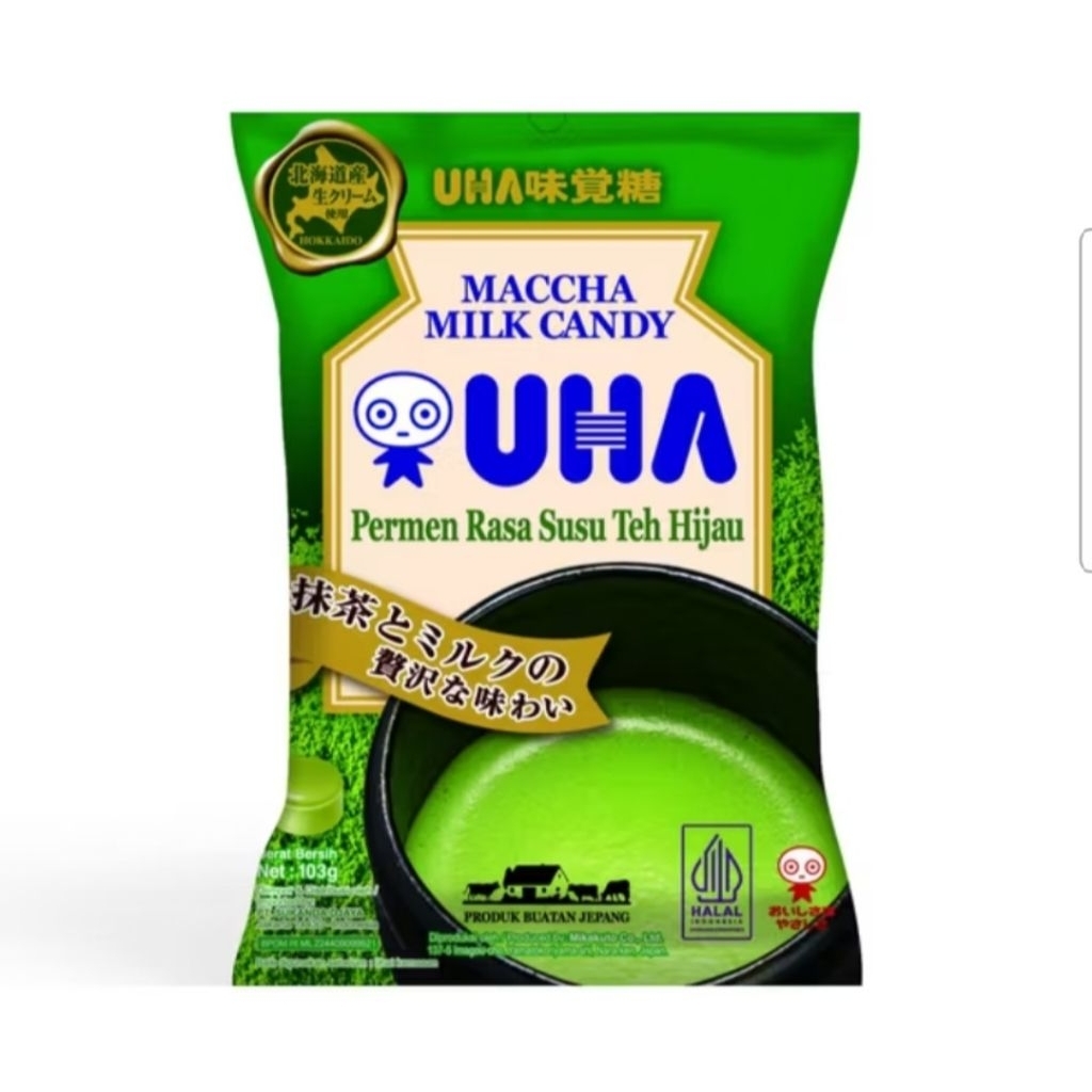 

UHA Maccha Milk Candy 103g
