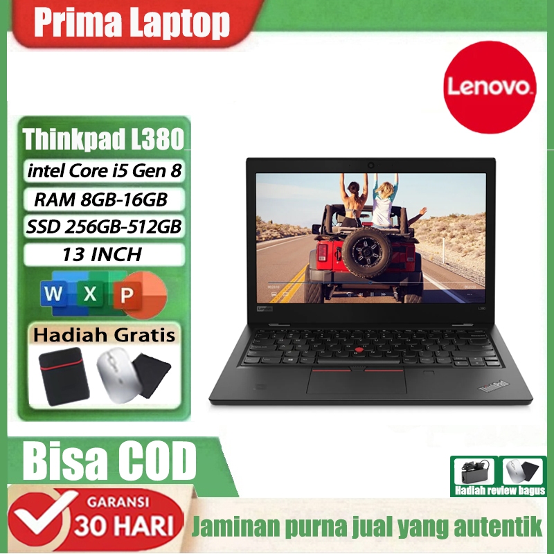 Lenovo Thinkpad laptop L380 L390 Core i5 RAM 16GB Windows 11Pro laptop murch Original second 13 inch