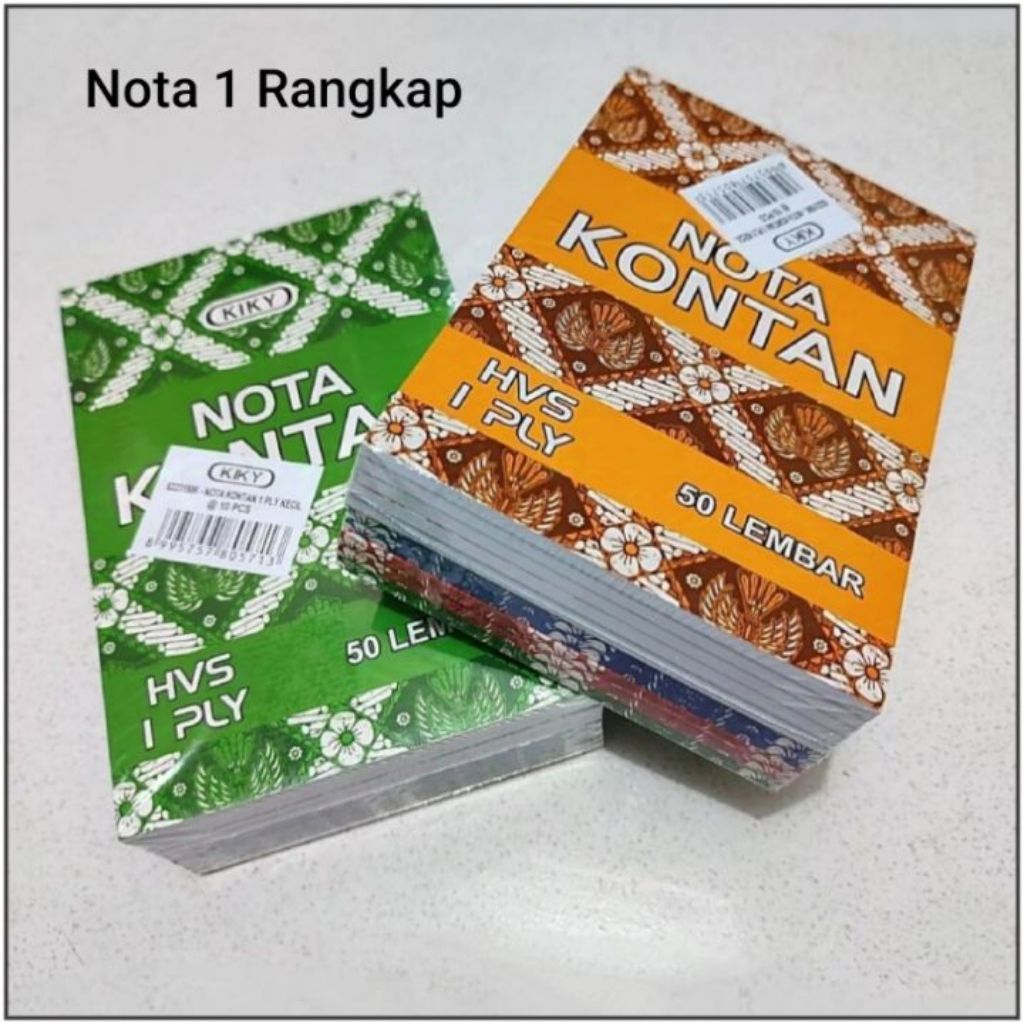 

nota kontan 1ply kiky 1pak isi 10pcs