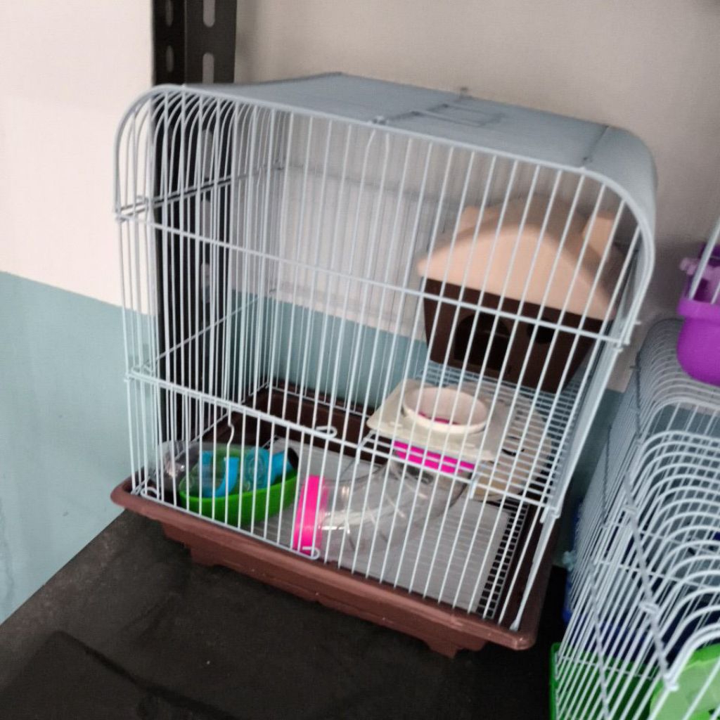 kandang hamster 2 tingkat besar