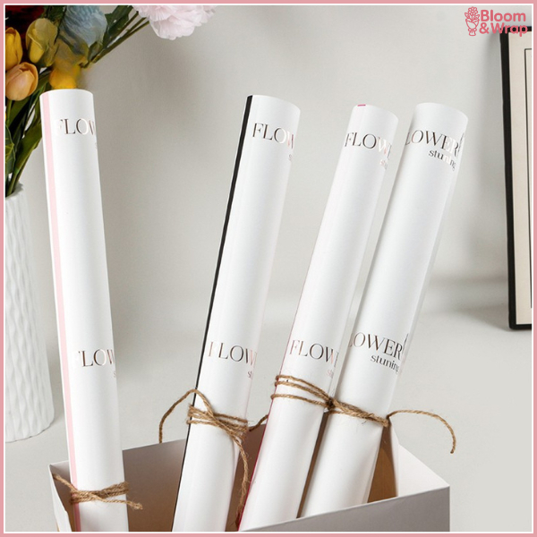 

Kertas Buket Bunga Valentine 45cm X 30cm Matte Solid Flower Wrapping Cellophane Ecer Perlembar KB66