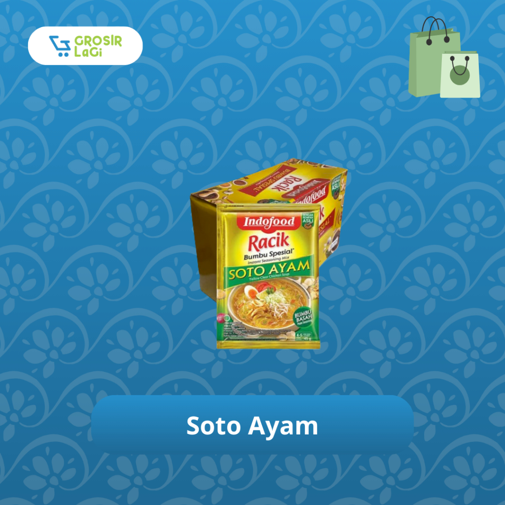 INDOFOOD BUMBU INSTAN SOTO AYAM RACIK SPEIAL1BOX24PCS