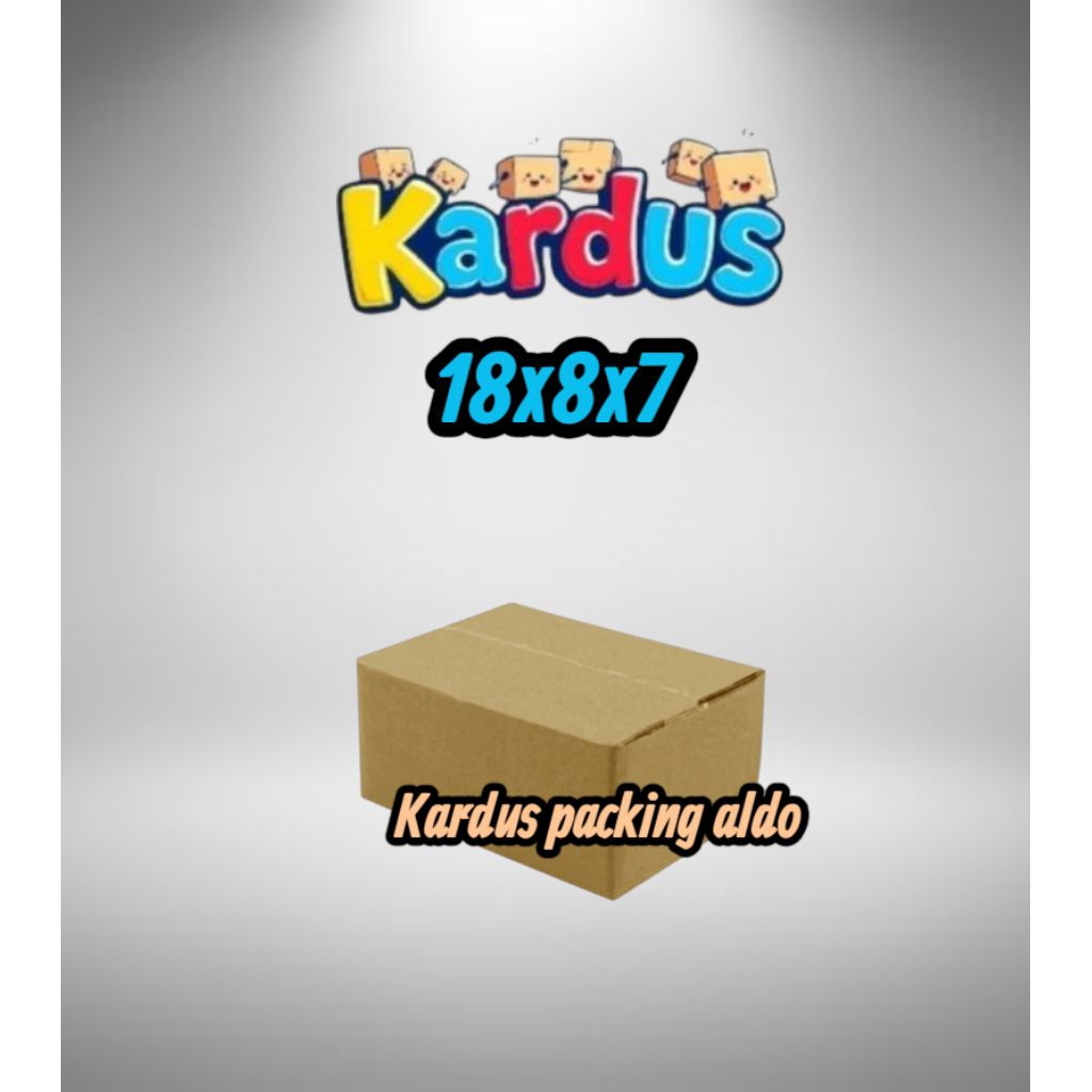 

kardus box packing 18×8×7