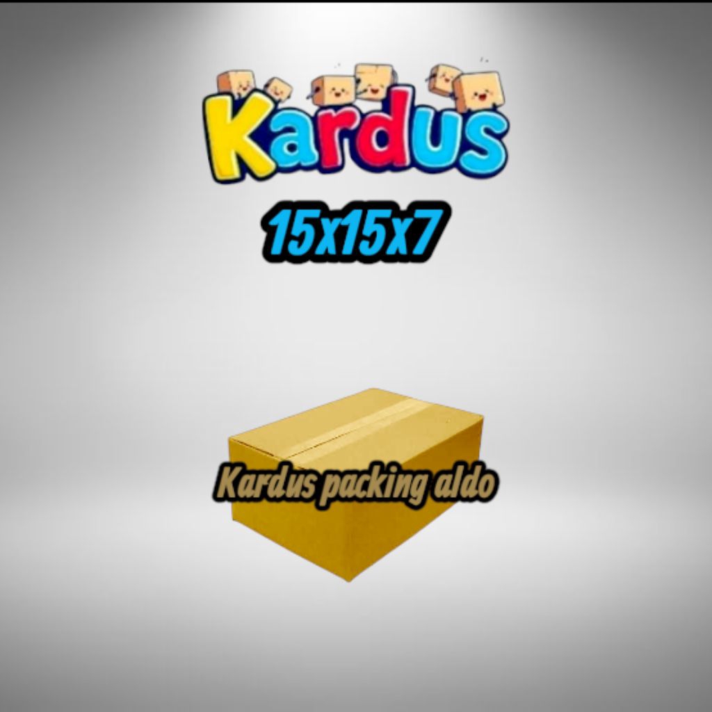 

kardus box packing 15×15×7