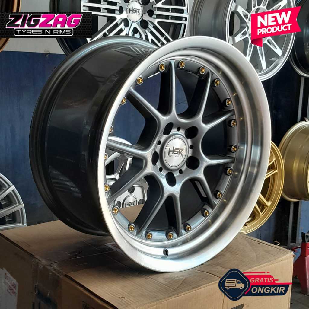 Velg Racing R17 HSR Kansai For Innova Hrv Terios CRV Pelek Mobil Ring 17 Celong