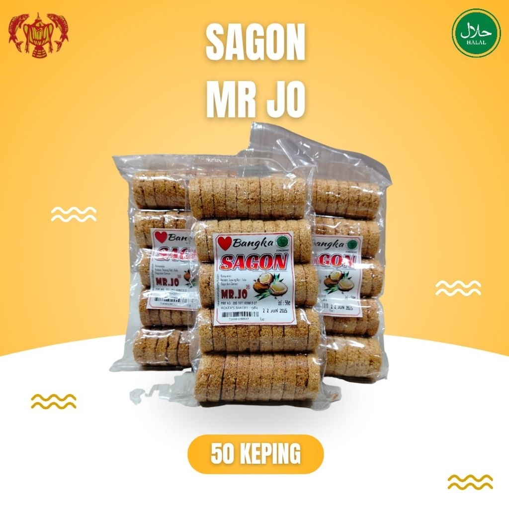 

Sagon khas Bangka cap Mr. Jo, isi 50