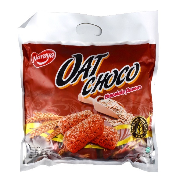 

NARAYA OAT CHOCO CHOCOLATE 400GR HALAL SNACK OATMEAL COKLAT BENTUK BAR IMPOR