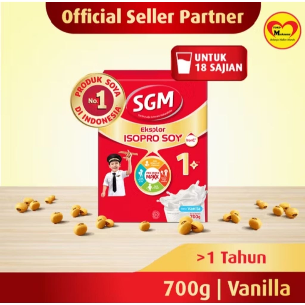 

SGM Eksplor ISOPRO SOY 1+ Vanilla Madu Susu Pertumbuhan 700GR