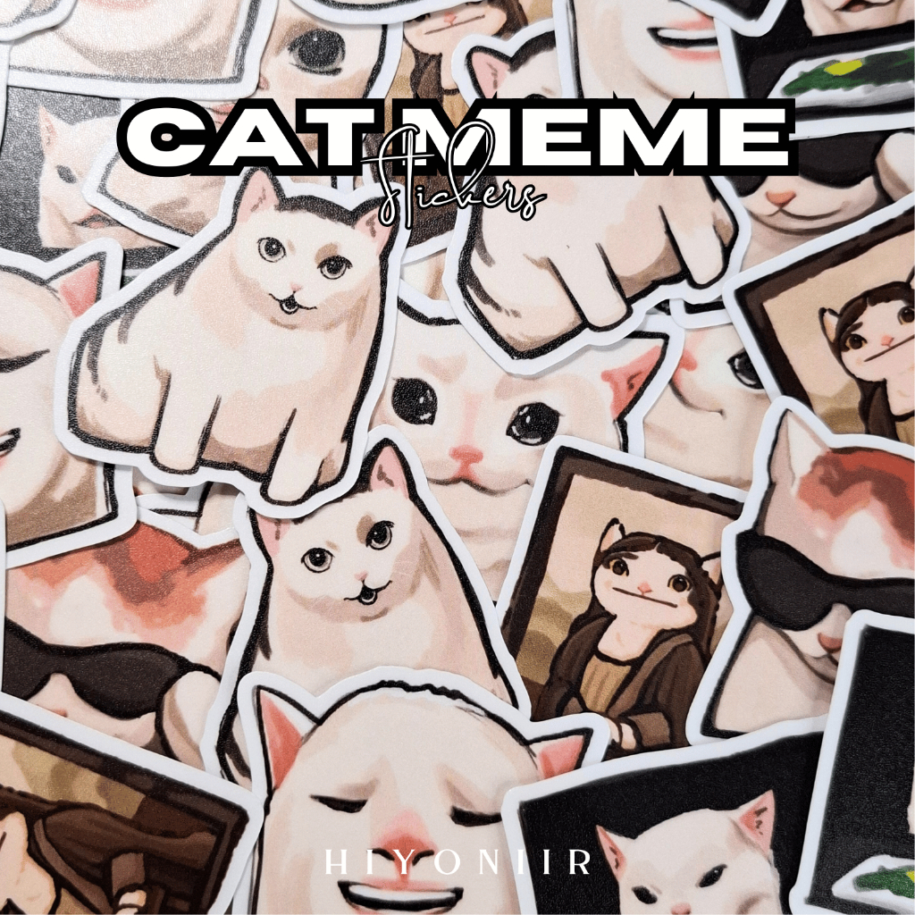 

[Hiyoniir] Cat Meme Stickers