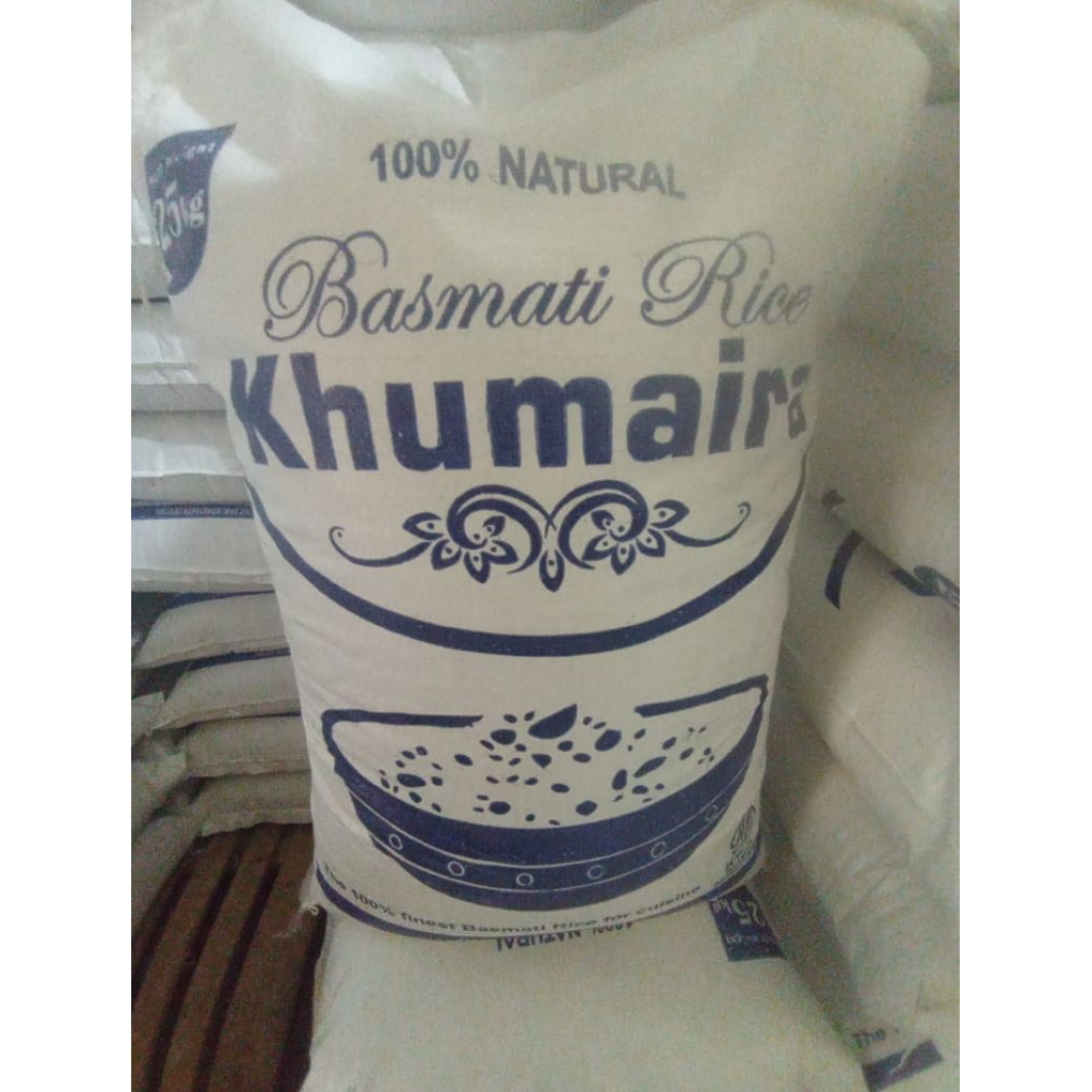 

Beras Basmati Khumaira - Kemasan Asli 25 kg