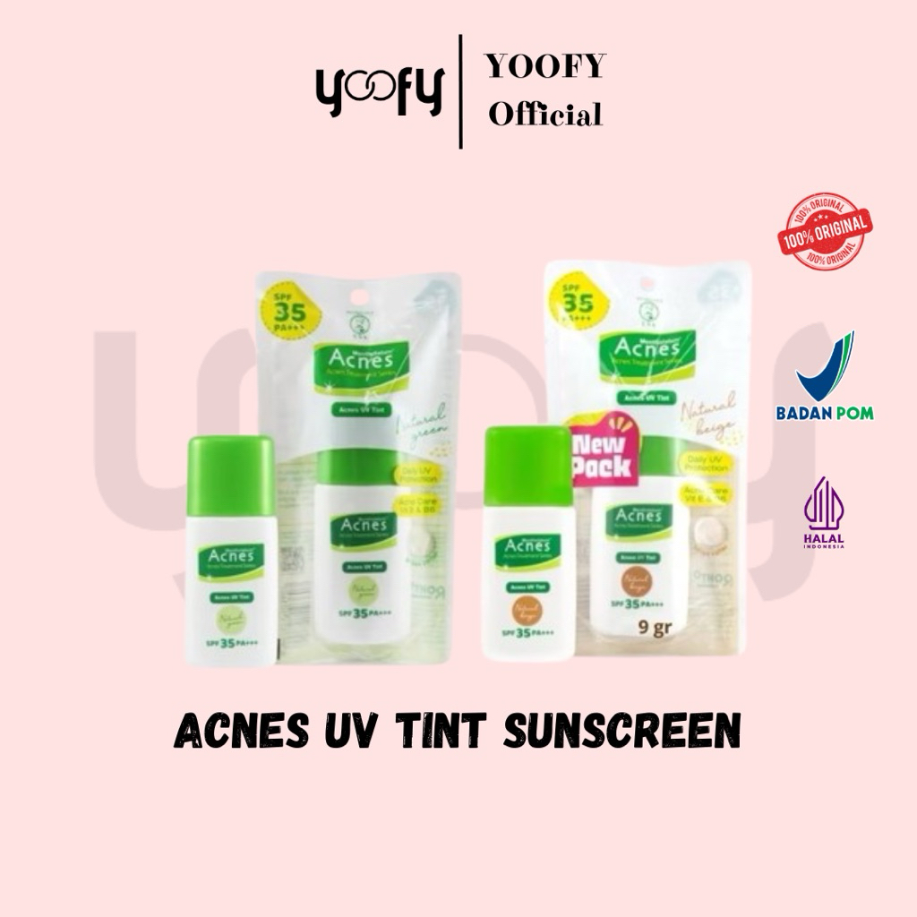 ACNES UV TINT SPF 35 PA+++ / SUNSCREEN ACNES / ACNES UV / ACNES SUNSCREEN
