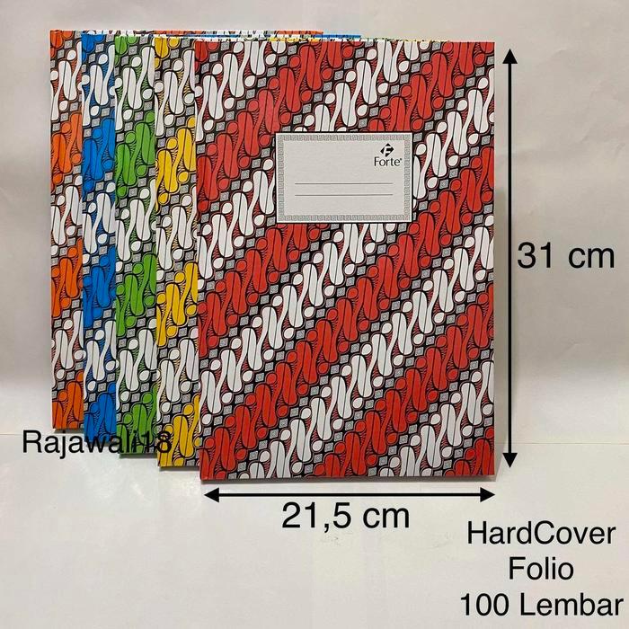 

FORTE Hard Cover Folio | Buku isi 100 Lbr