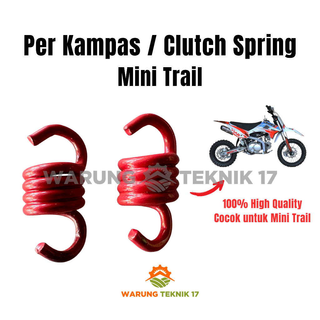 Per Kampas / Clutch Spring Kopling Mini Trail 2 Tak Motor Cross GP Trail Clutch ATV Ganda50 cc