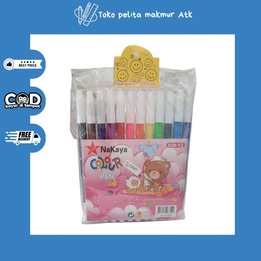 

SPIDOL NAKAYA 12 WARNA