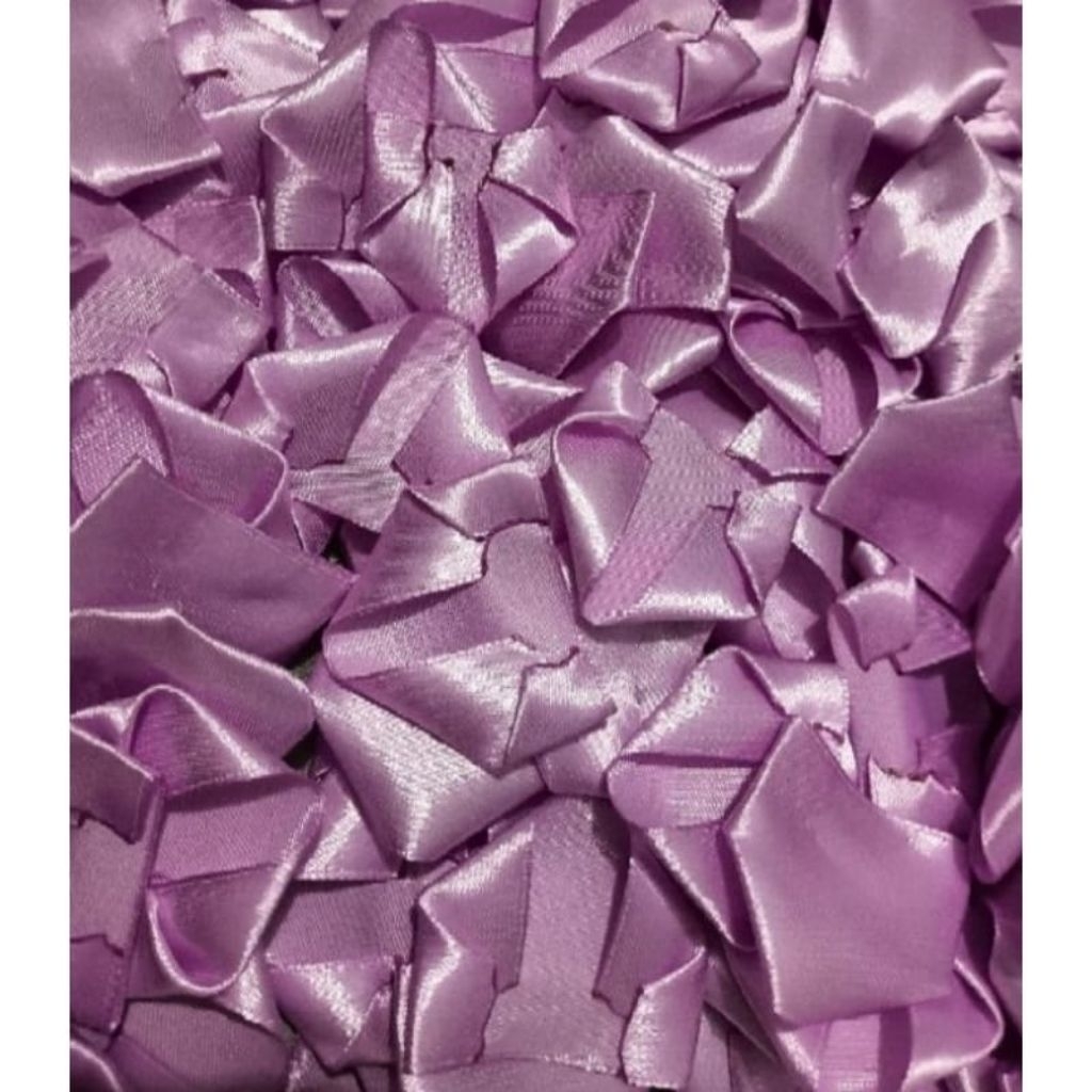 

Pita satin 4cm bunga mawar | Kelopak bunga mawar pita satin 50 pcs siap rangkai