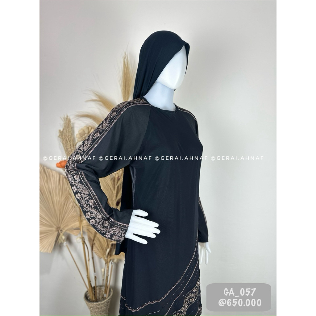 GA_057 / ABAYA ORI SAUDI / ABAYA ARAB SAUDI / ABAYA IMPORT SAUDI / ABAYA ORIGINAL / ABAYA ASLI SAUDI