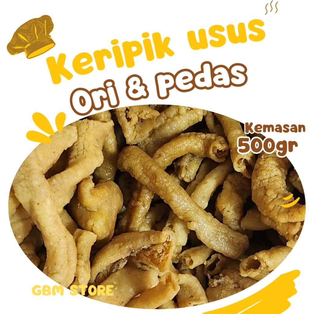 

Keripik Usus Original 500gr Keripik Usus Ayam Kripsus