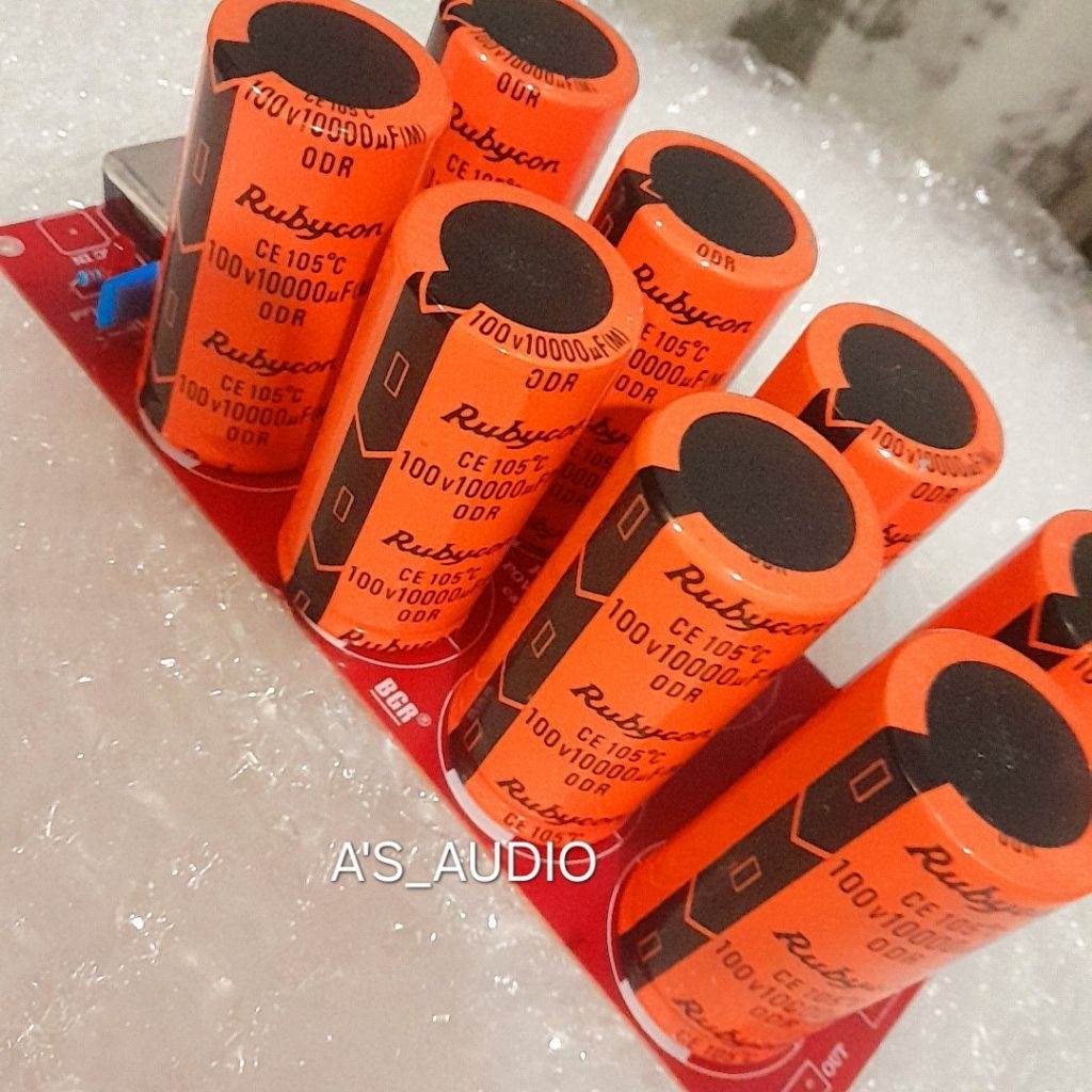 KIT PCB PSU 2ELCO 4 ELCO 6 ELCO 8 ELCO 10000UF 100V OREN ODR