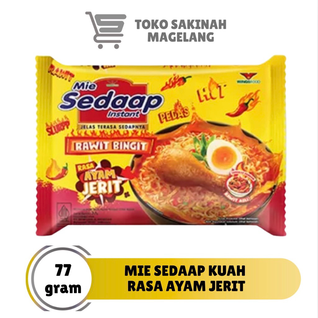 

Mie Sedaap Kuah Rasa Ayam Jerit