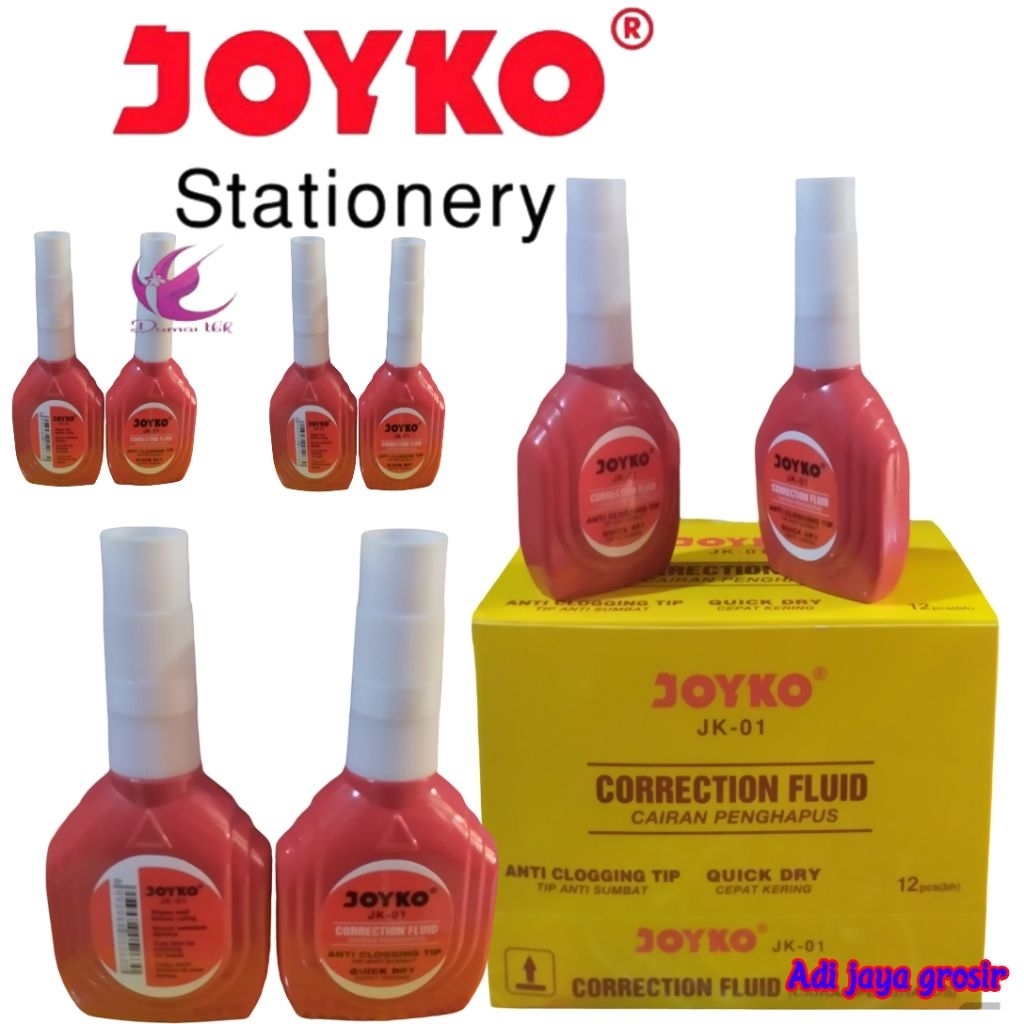 

TIPE X JOYKO ALAT TULIS untuk menghapus atau menutupi kesalahan tulisan tangan
