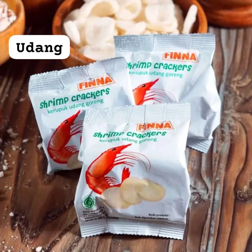 

1DUS KERUPUK UDANG FINNA TINGGAL MAKAN