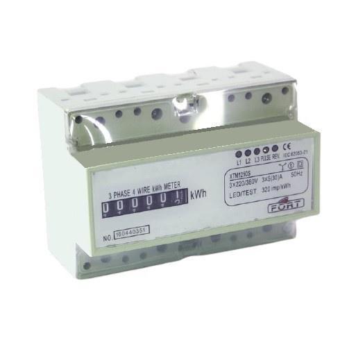 KWH Meter 3 Phase Merk Fort XTM1250S Analog Direct