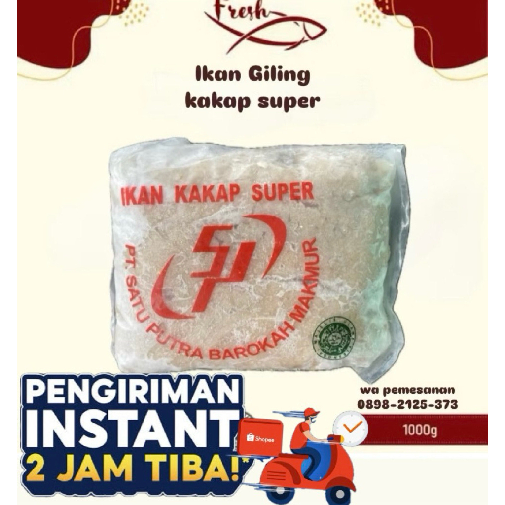 

IKAN GILING KAKAP SUPER