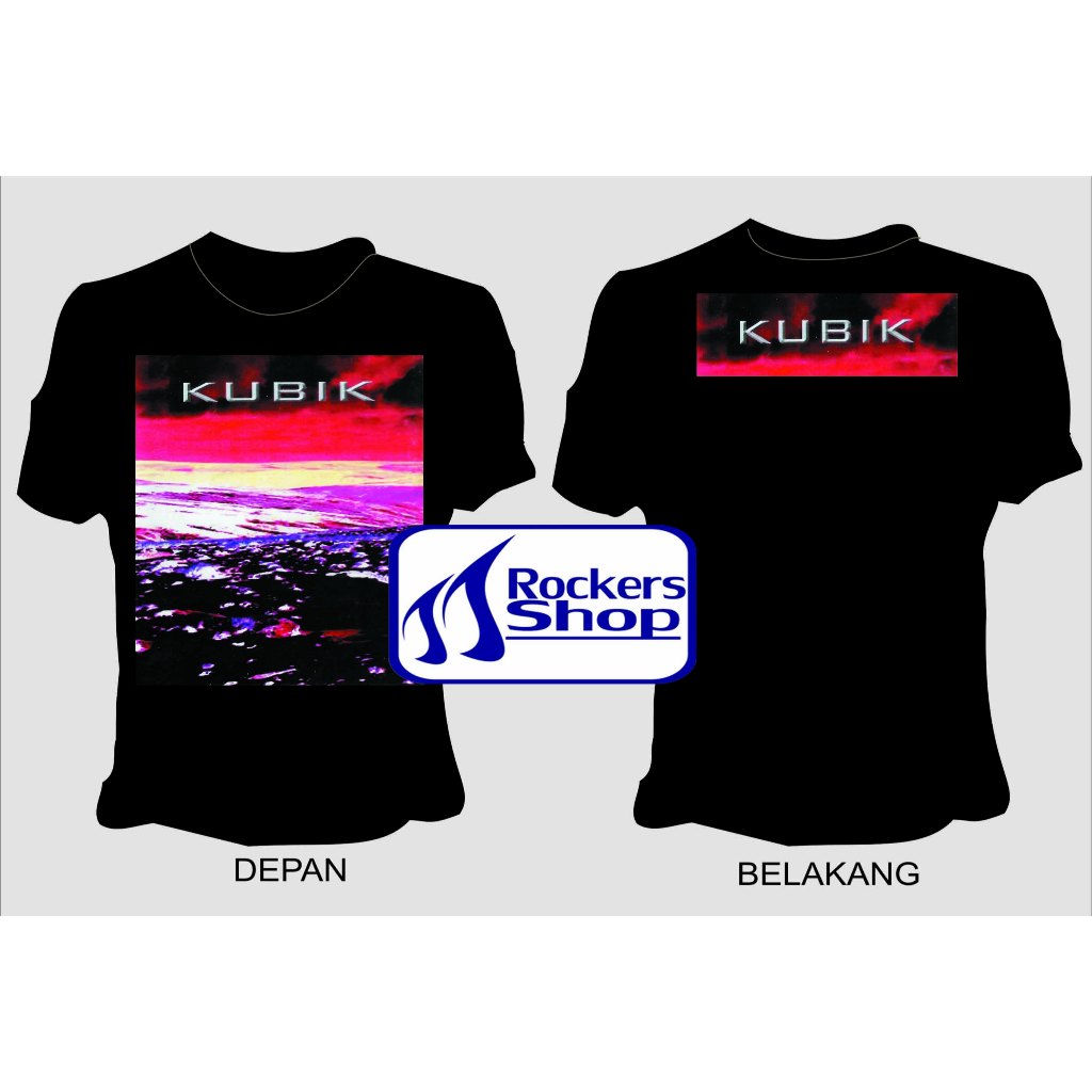 KAOS KUBIK BAND ALBUM SELF TITTLE KABUT MERAH BAND ROCK LAWAS LEGENDA