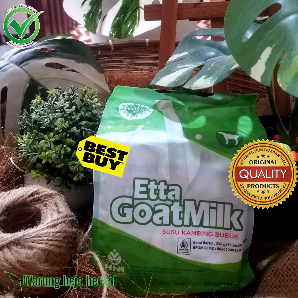 

ETTA GOAT MILK HNI / EGM ORIGINAL / SUSU KAMBING ETAWA / HALAL / 10 SACHET