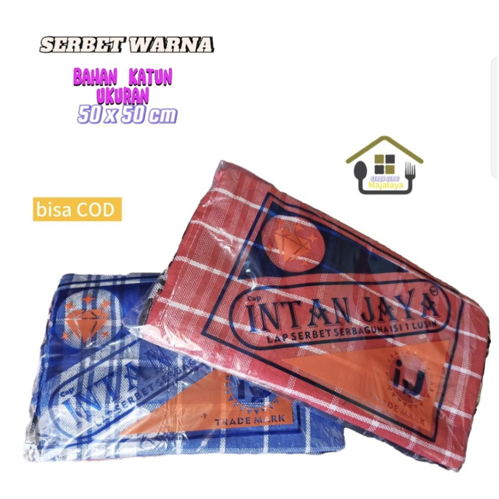 SERBET WARNA JUMBO &TEBAL LUSINAN