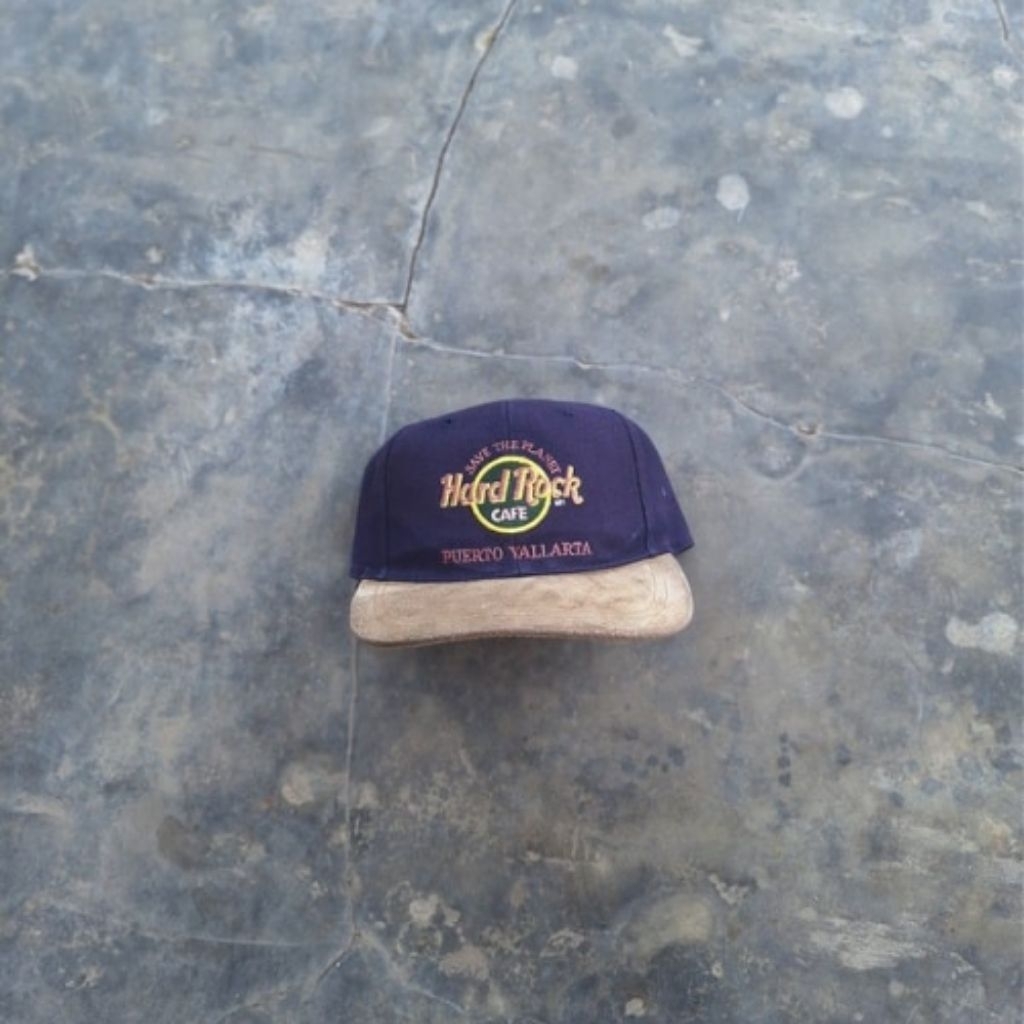 Vintage Hard Rock Cafe Puerto Vallarta Twotone Hat