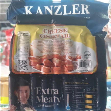 

Kanzler Sosis Cheese Cocktail 500gr