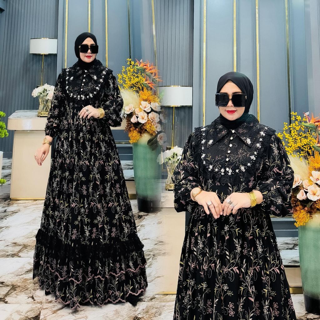 dress livia set pasmina by Bilqis asapuroh