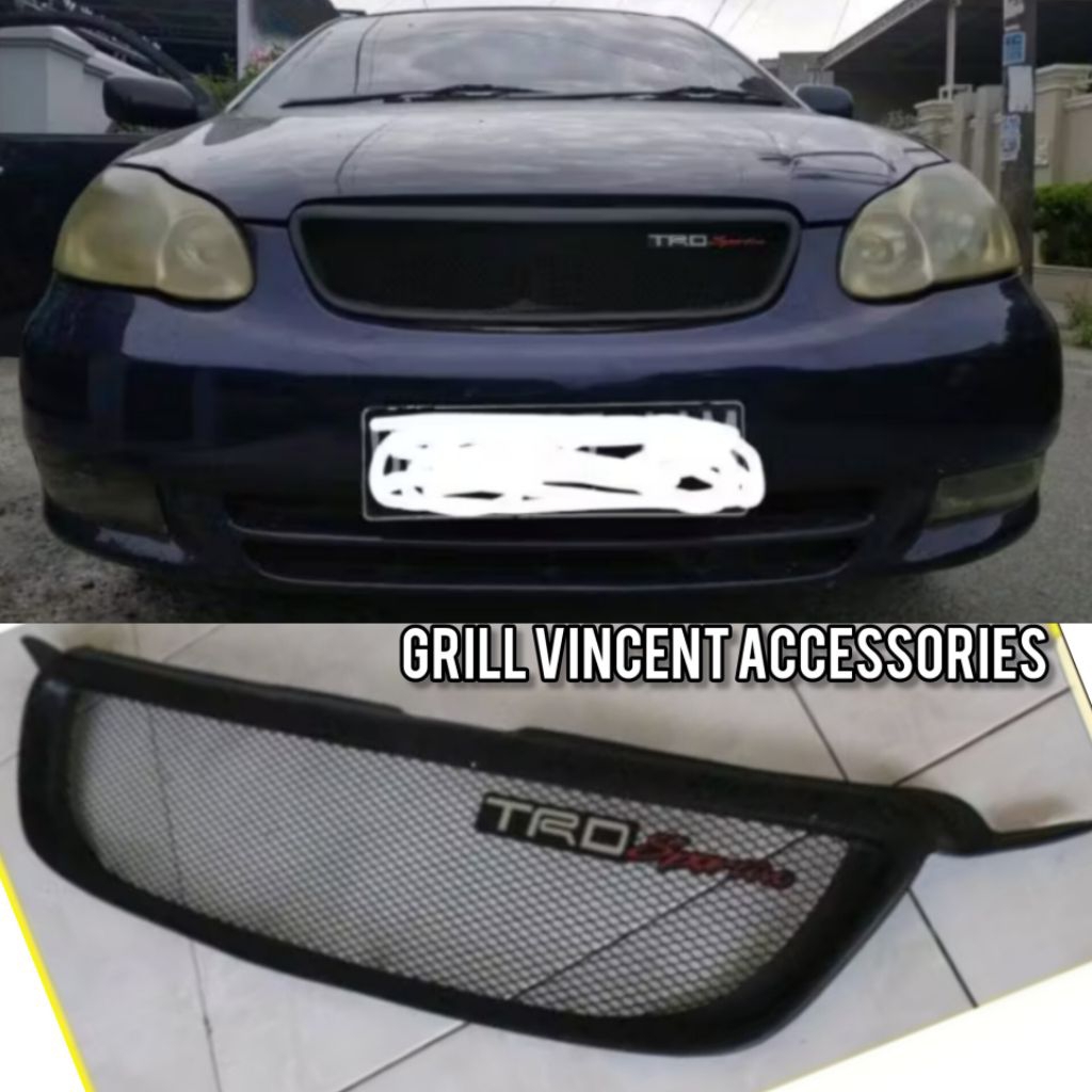 Grill depan Altis 2001 2003 2005 TRD | Gril jaring Corolla Altis Custom Hitam Doff