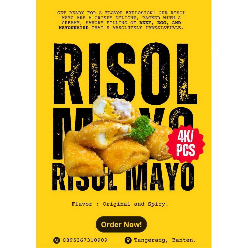 

Risoles Mayo With Beef and Egg Frozen Food