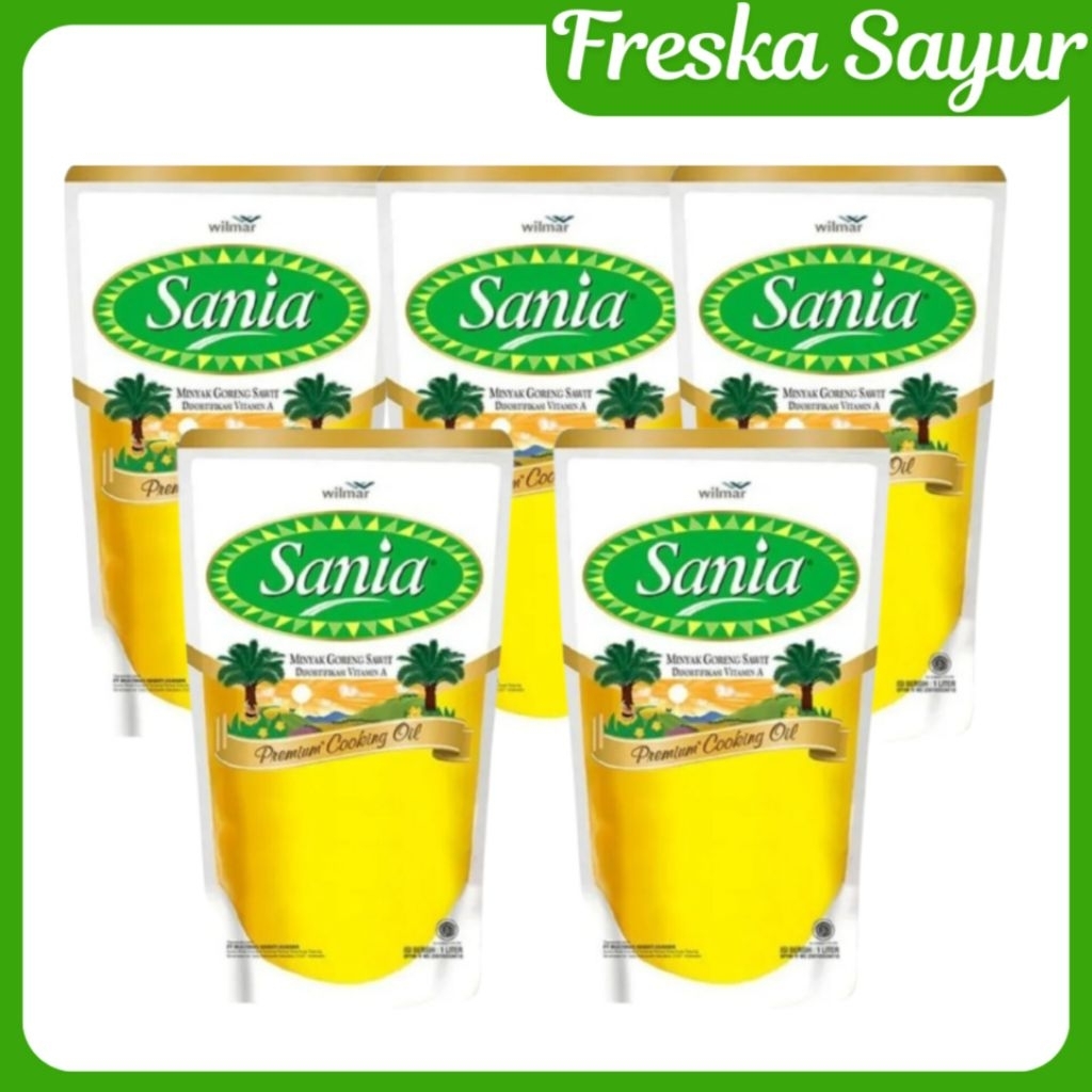 

Paket Bundling 5 Pcs Minyak Goreng Sania 1 Liter