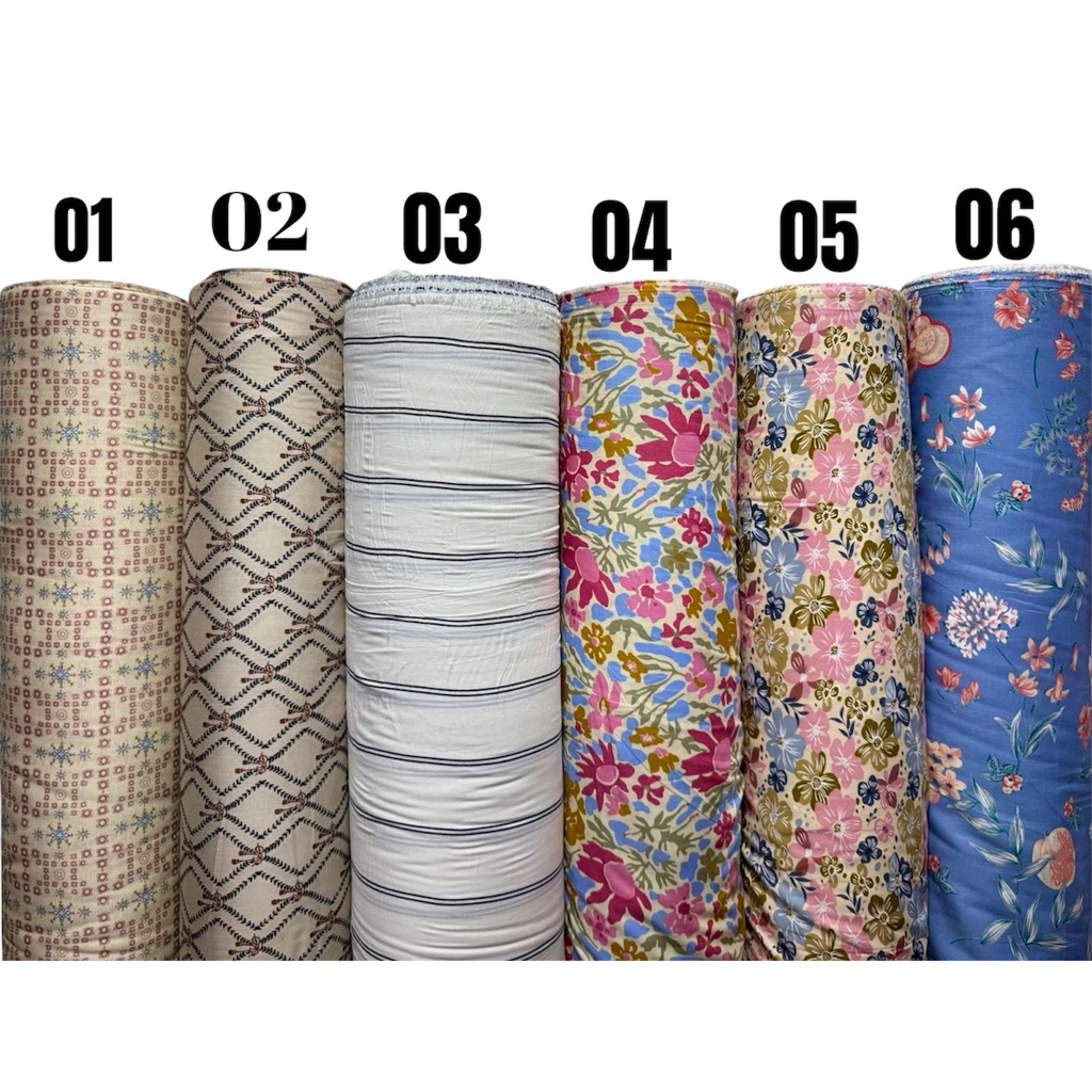 kain rayon Premium: Kain Lembut Adem, Bahan Gamis/Mukena Nyaman,piyama dll,kain rayon meteran