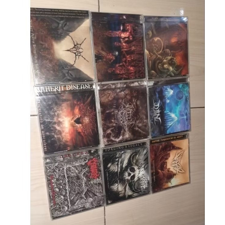 CD album band enmity inherit disease chalera cc indecent death vomit demons damn djin safar paketan 