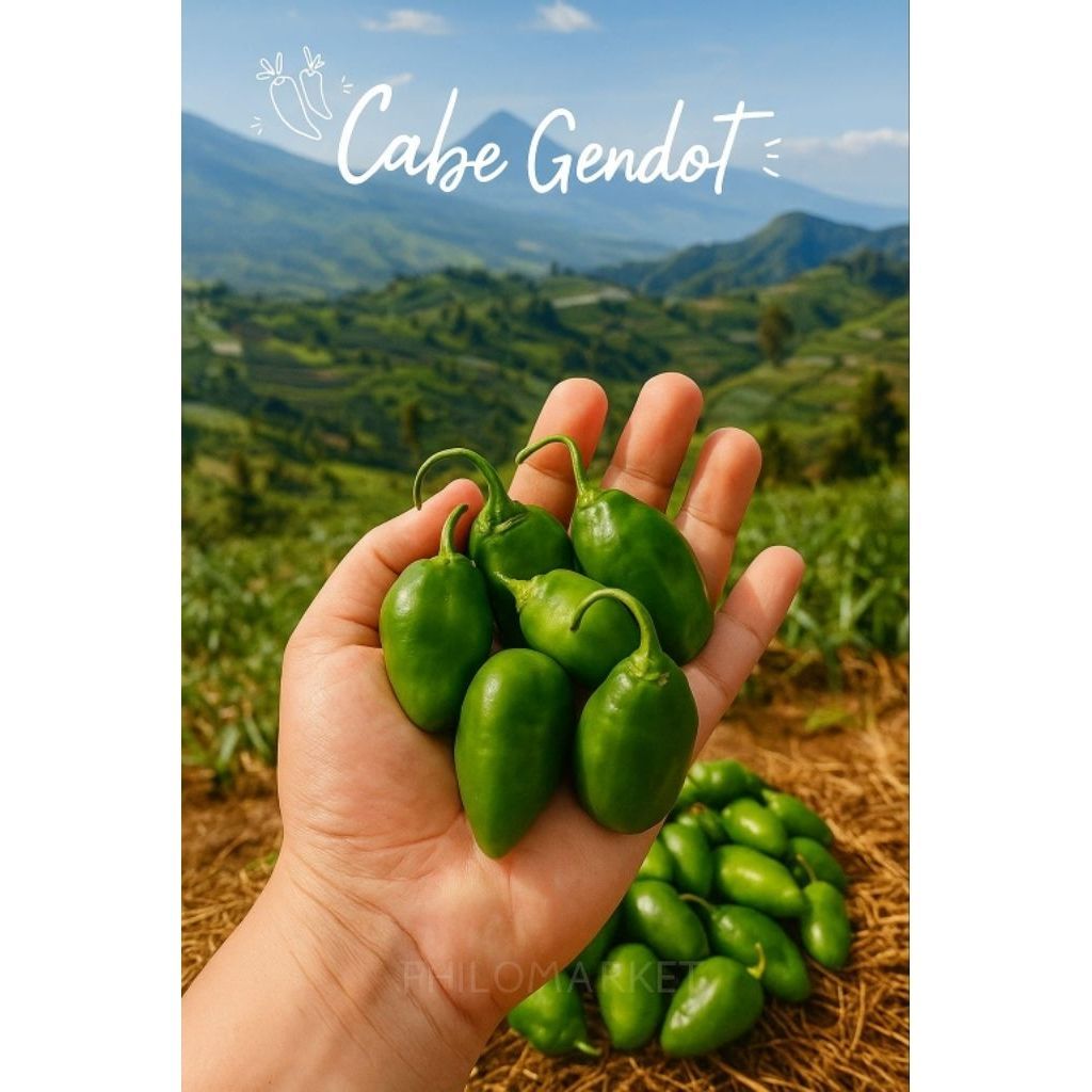

Cabe Gendot Hijau 500 gram Segar Langsung Petani