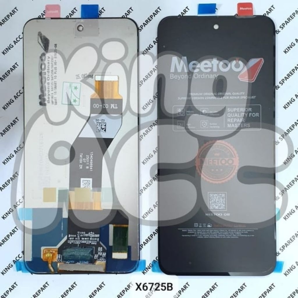 MEETOO / OG SUPER LCD TOUCHSCREEN INFINIX X6725 SMART 10 / 10 PLUS / NFC / X6725B / C / ITEL A95 5G 