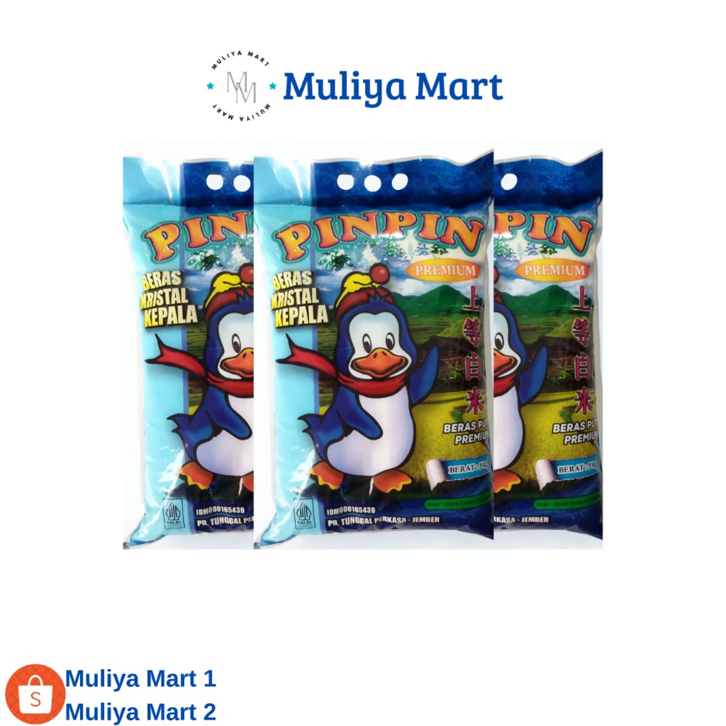 

Beras PIN PIN 5kg x 3 PACK
